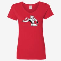 Ladies' Heavy Cotton™ V-Neck T-Shirt Thumbnail